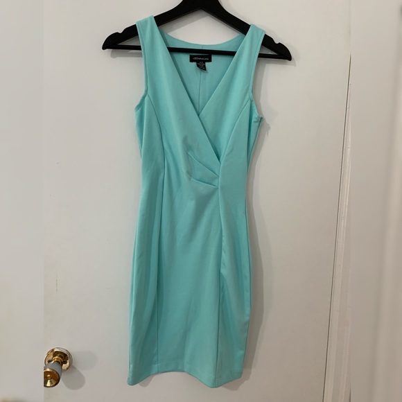 Blue Fitted Dress - Picture 1 of 6